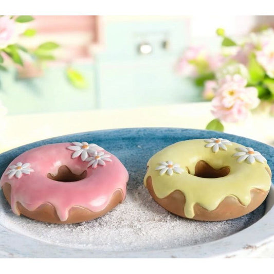 Decoris Decoratief Beeld Donut – Polyresin, Ø 9,5 cm