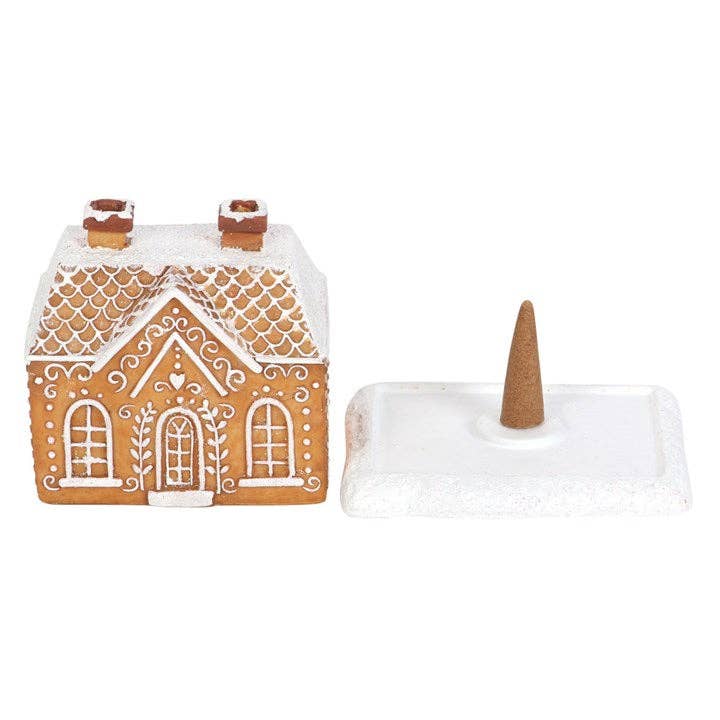 Kerst Gingerbread House wierookkegelbrander
