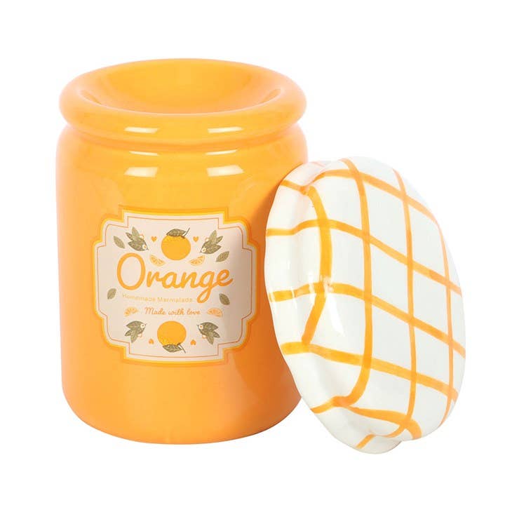 Oranje Marmelade Pot Oliebrander en Wasverwarmer