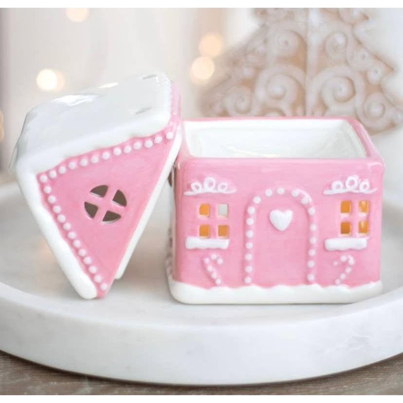 gemberkoekhuis roze