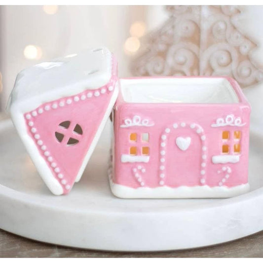 gemberkoekhuis roze