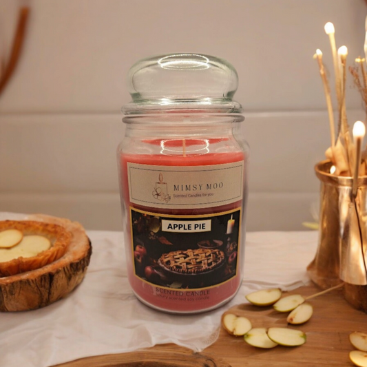 Appeltaart kaars in yankee candle pot zeer goede geur