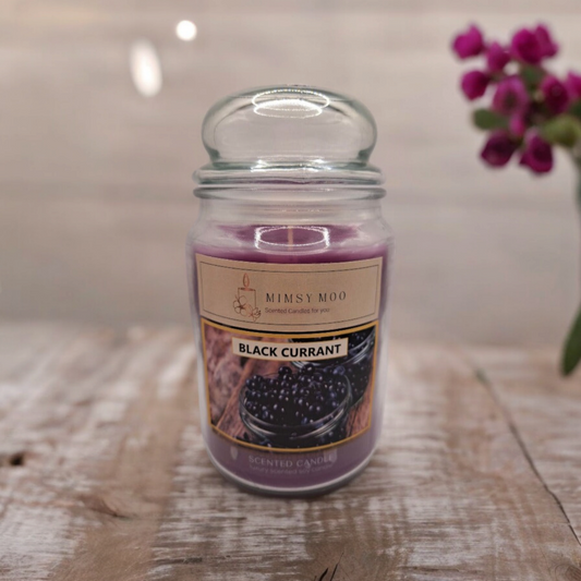 Zwarte bes yankee candle kaars