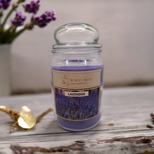 Grote pot yankee candle look a like lavendel