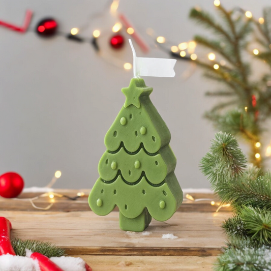 Kerstboom kaarsje denneboom
