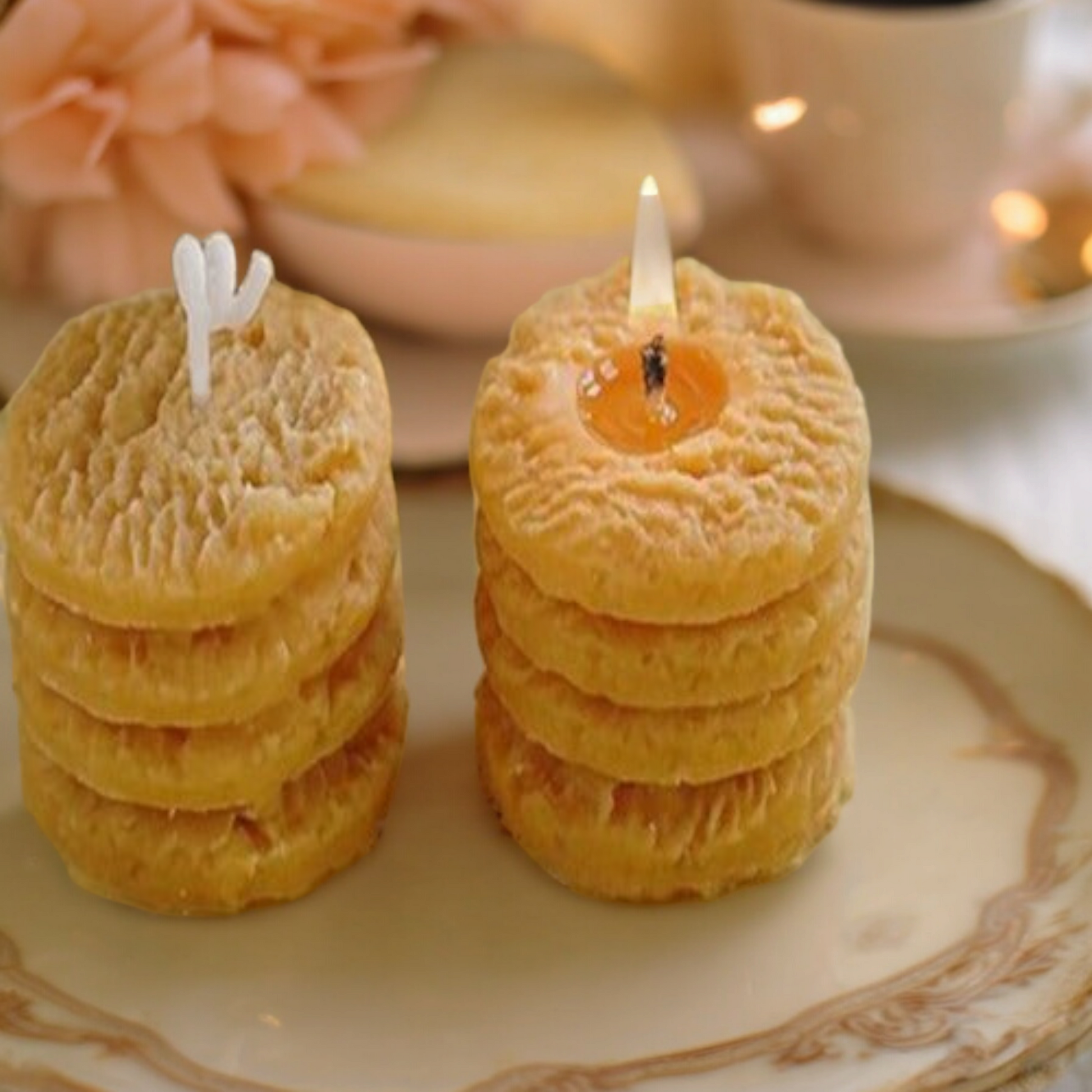 Koekjes kaarsen