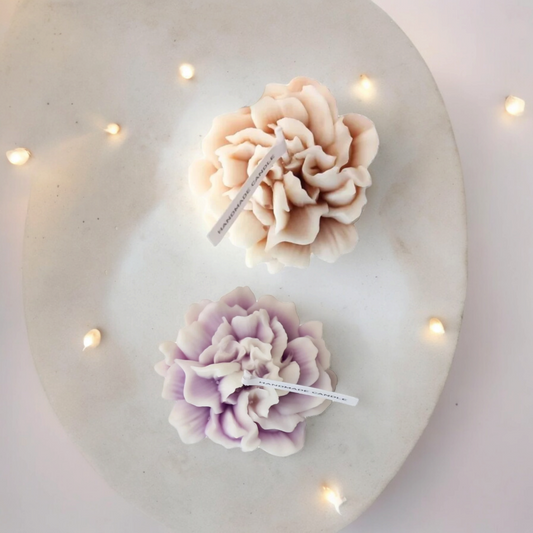 Anjer bloemen kaarsjes met geur