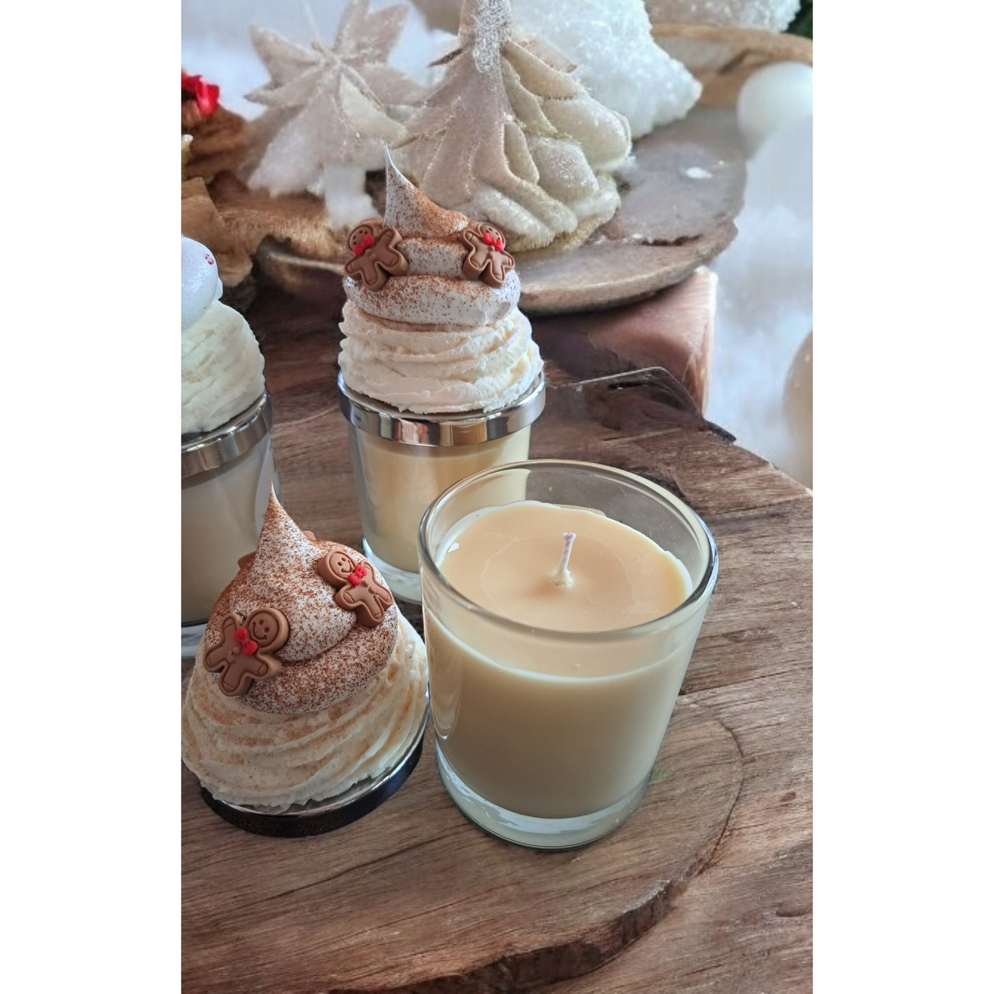 Gingerbread Cupcake kaars