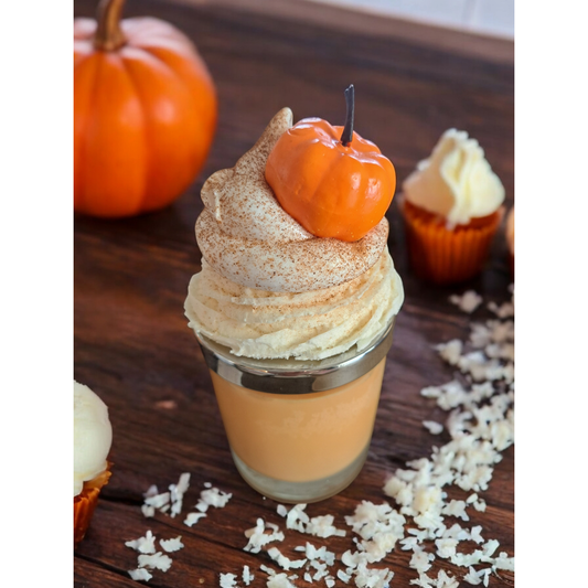 Pumpkin Spice Cupcake kaars