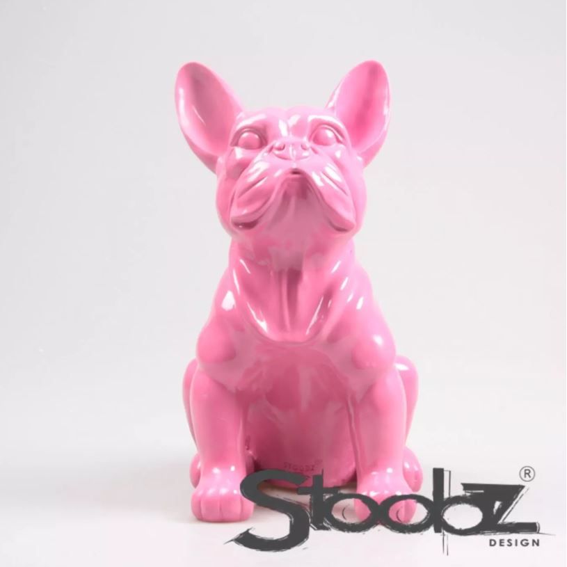 Stoobz Design bulldog in felle kleur – modern decoratiestuk voor een unieke en trendy uitstraling in huis.