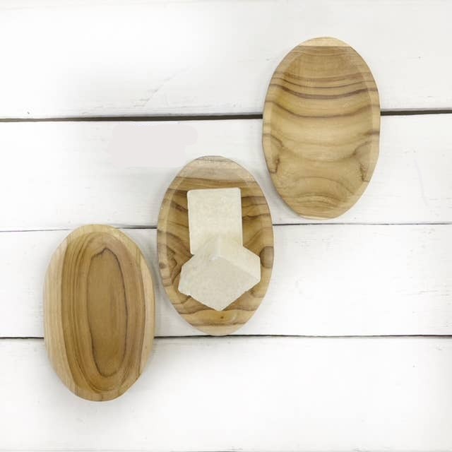 Schaaltje Hout Ovaal