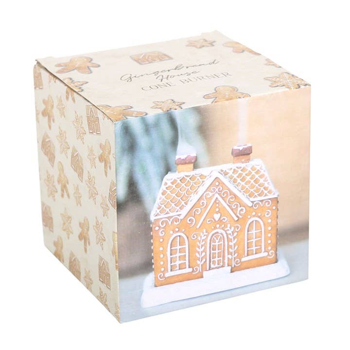Kerst Gingerbread House wierookkegelbrander