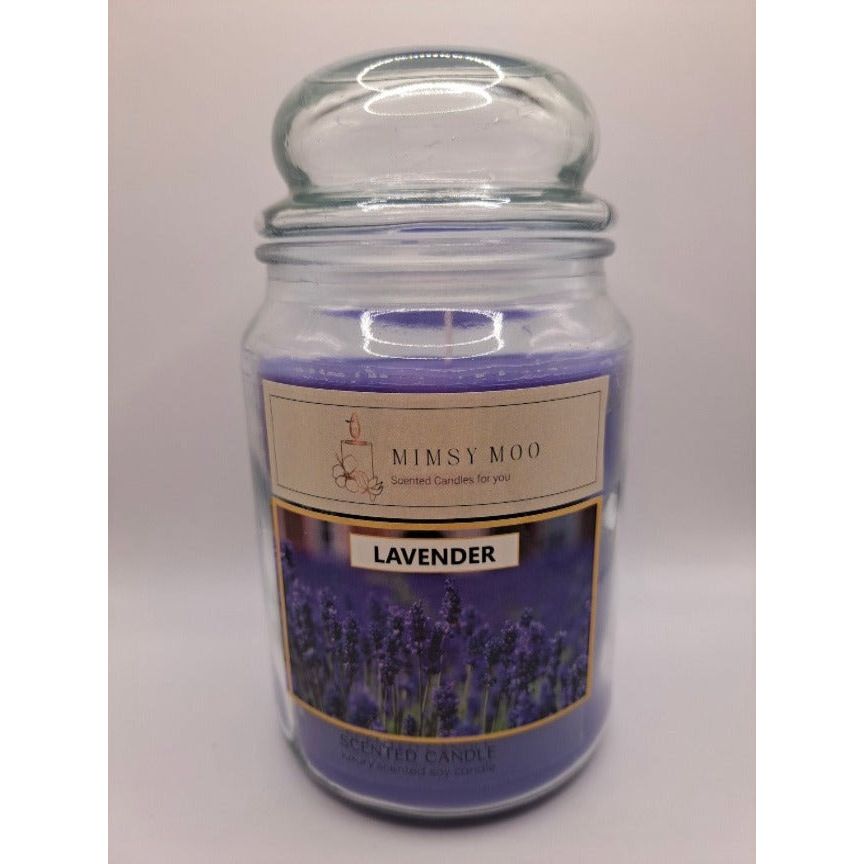 MimsyMoo Candle Jar Lavendel