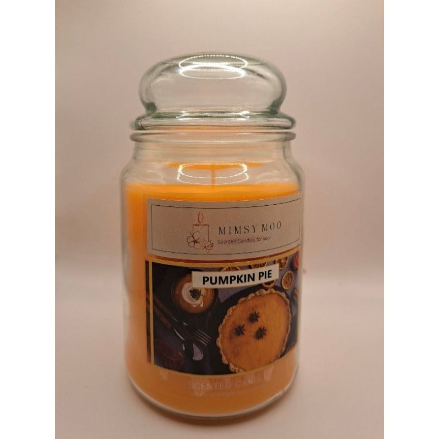 MimsyMoo Candle Jar Pumpkin Pie