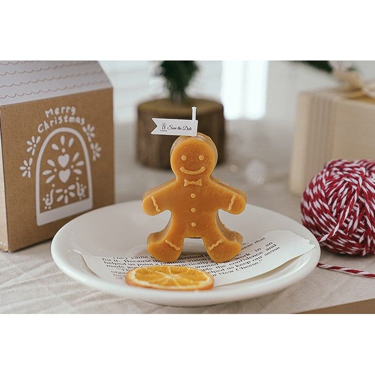 Gingerbread man (peperkoek mannetje) Kaarsen