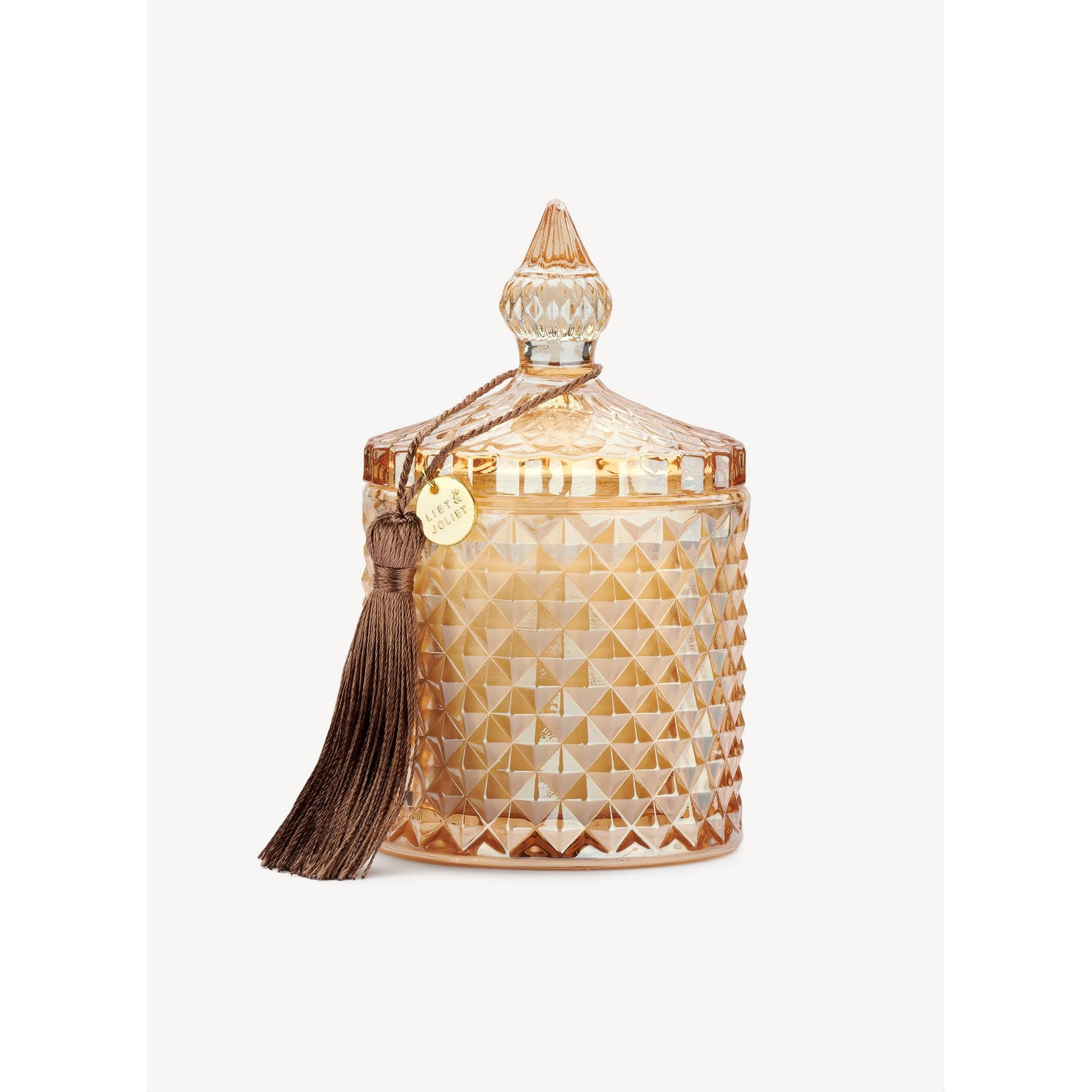 Geurkaars Green Hills beige Pot (High Tea)
