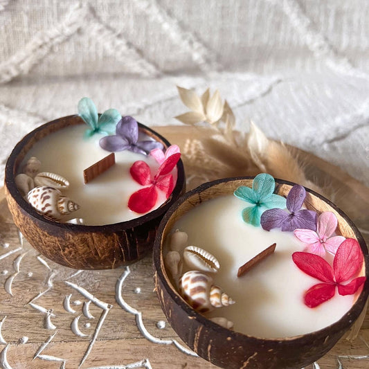 Tropical Vibes kokoskaars met abrikozenbloesem