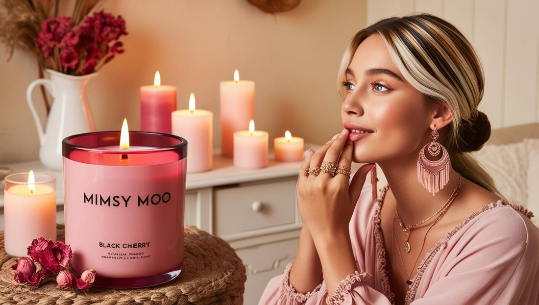 black cherry candle