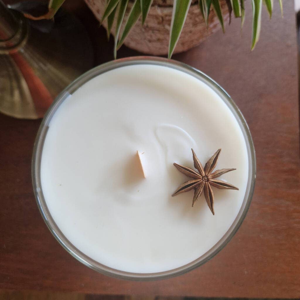 Veganistische handgemaakte hangover-cocktailkaars