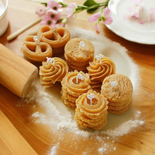 Zoete koekjes kaarsen met zoete geur