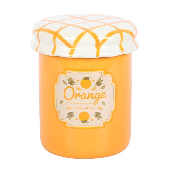 Oranje Marmelade Pot Oliebrander en Wasverwarmer